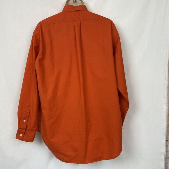 Ralph Lauren Mens Large Button Up Shirt Crest Logo Pocket Preppy LRL Vtg 90s - Picture 6 of 11